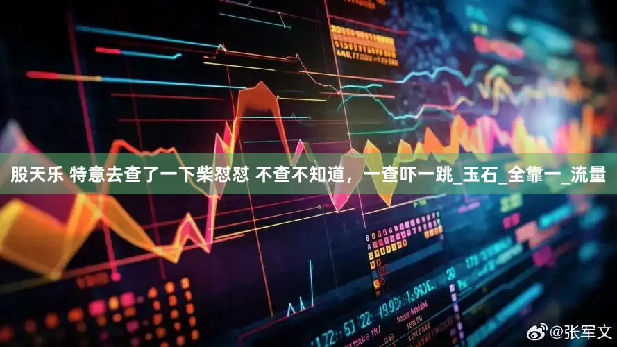 股天乐 特意去查了一下柴怼怼 不查不知道，一查吓一跳_玉石_全靠一_流量